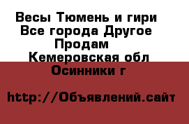 Весы Тюмень и гири - Все города Другое » Продам   . Кемеровская обл.,Осинники г.